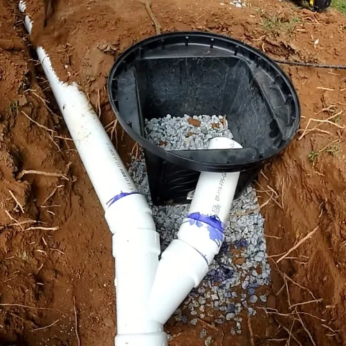Catch basin installation