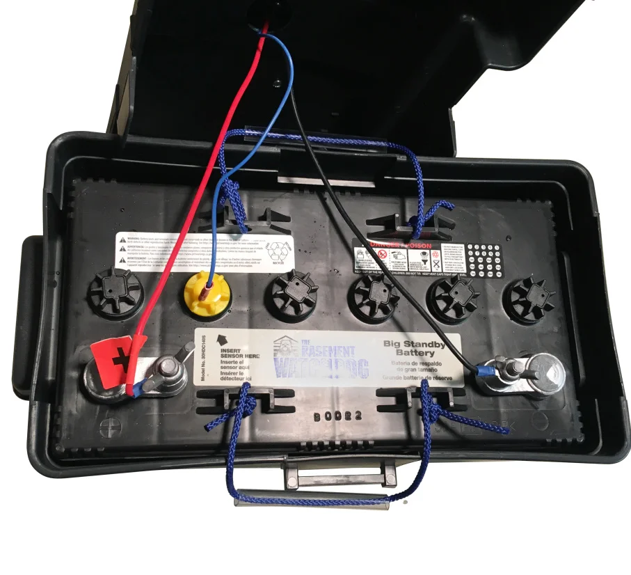 Basement Watchdog backup sump pump battery